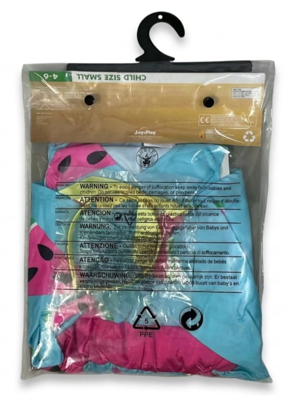 Rubies Boxy Girl Costume Dress Fashion Doll Brooklyn Dress Up NEW Girl Small 4-6 - Picture 3 of 7